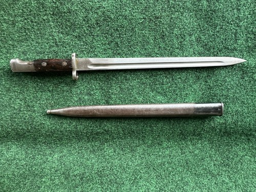 Pre WWII  M1924/30 Yugoslavian Mauser Long Bayonet yugo BT3 Matching Number - Picture 10 of 13