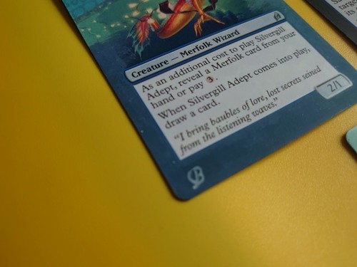 MTG 3 Card. Altered Art Merfolk Cursecatcher,Silvergill Adept, Master Trident CB - Picture 16 of 24