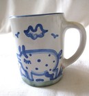 M. A. Hadley Mug Pig 4 Inch Hand painted "The End"