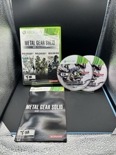 Metal Gear Solid HD Collection (Microsoft Xbox 360, 2011) Complete CIB - Tested
