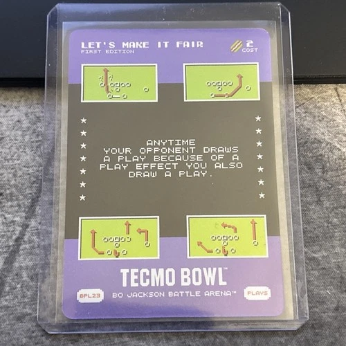 Tecmo Bowl Bo Jackson Battle Arena Bonus Play BPL23 - Let\'s Make It Fair