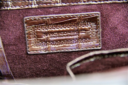 BORSA A MANO NANCY GONZALEZ CROC BORSA MEDIA ESOTICA NUOVA AUTENTICA - Foto 9 di 12