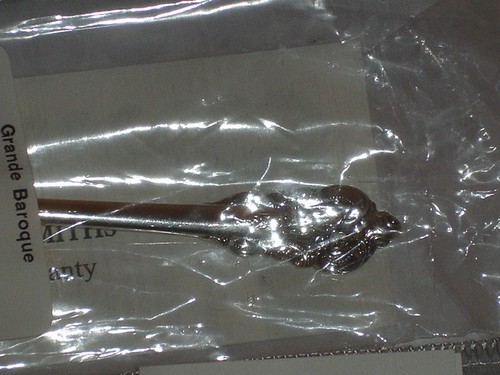NEW Grande Baroque WALLACE Sterling Silver Beautiful Baby Spoon .925 Childs BOX! - Picture 2 of 5