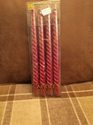 4 spiral candles brand new size 10 inch 