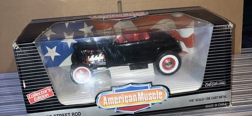 1932 FORD STREET ROD, Die Cast Metal Built Car Toy, SCALE 1/18, VINTAGE RARE - Picture 2 of 8