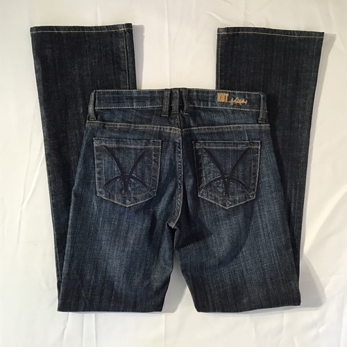 NWT KUT from the Kloth Farrah Baby Bootcut 2 (28x32) Calm Wash Low Rise Denim - Picture 5 of 8