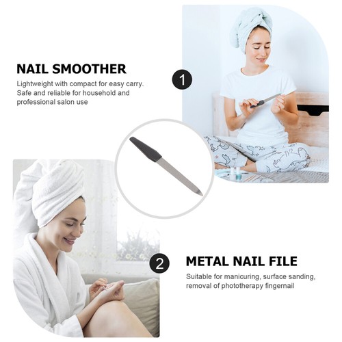 Nail File Buffer for Nails under Cleaner Tool Stainless Steel - Picture 6 of 12