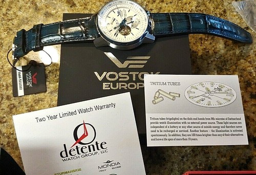 NEW Vostok-Europe Gaz-14 Limousine Open Heart Tritium Auto Watch YN84/565E552 US - Picture 5 of 12