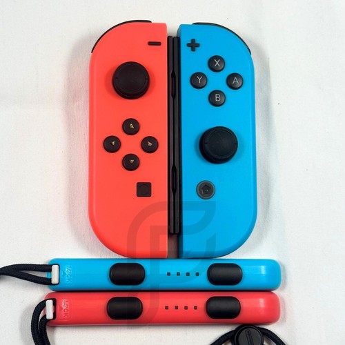 Nintendo Switch/OLED Hall Effect Never Drift Wireless JoyCons -With Wrist Straps - Picture 91 of 169