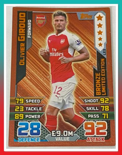 15/16 Topps Match Attax Premier League Sammelkarten - 100 Club & Limited Edition - Bild 59 von 108