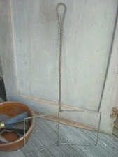 Antique Twisted Wire Pie Plate Lifter -  Bakery Oven - Kitchen Tool - French?