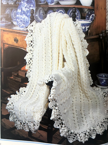 Definitely Different Afghans Romance Crochet Pattern Books Floral Woven Stunning - Picture 9 of 11