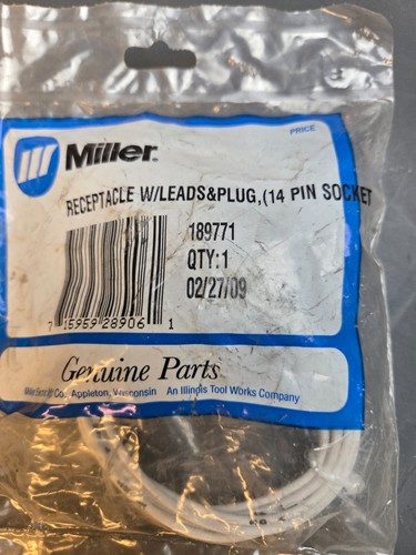 Miller 189771 Receptacle W/Leads&Plug (14 Pin Pin Socket - Picture 2 of 3