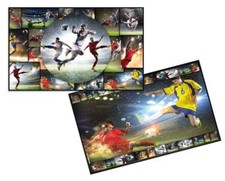 HERMA Schreibunterlage Fußball  55x35cm Schreibtischunterlage abwischbar Schule
