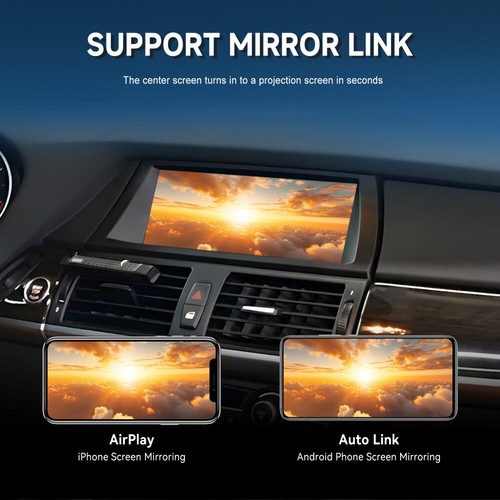 Wireless Carplay Android Auto mit HDMI Für BMW E60 E61 E63 E64 E90 E91 E92 E93 - Bild 8 von 21