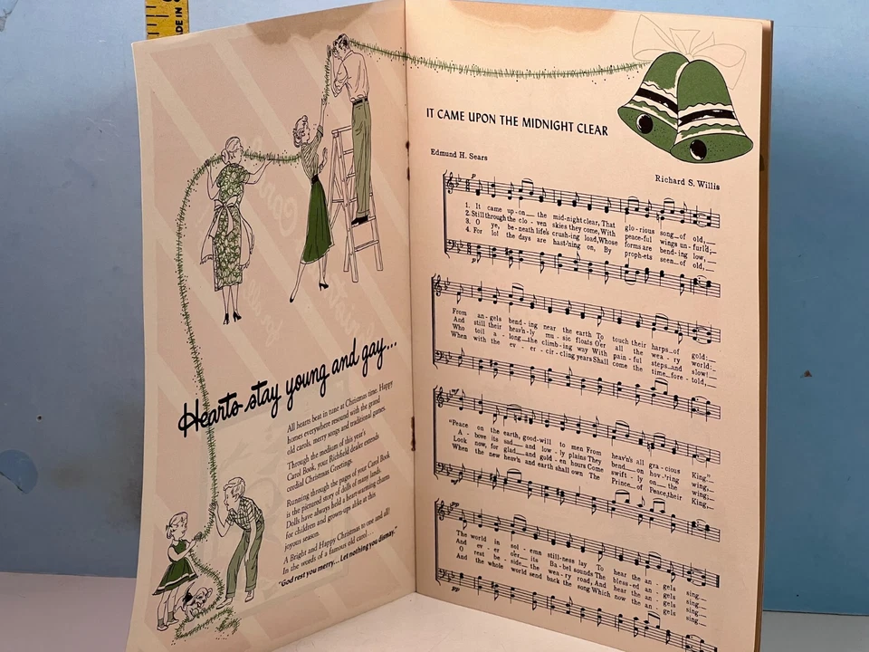 1952 Christmas Carols For All Song Book Richfield Dealer - Image 2 of 4