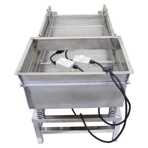 9mm Electric Linear Vibrating Screen Single Layer Sifter Shaker 110V Square Hole - Picture 14 of 23