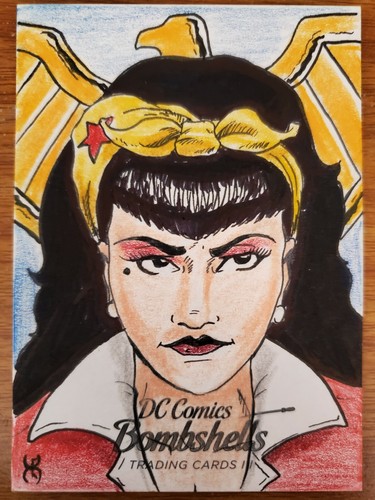DC Comics Bombshells Series 3 III HITS 2019 (boceto/STR PWR/placa) tarjeta de elección - Imagen 23 de 32