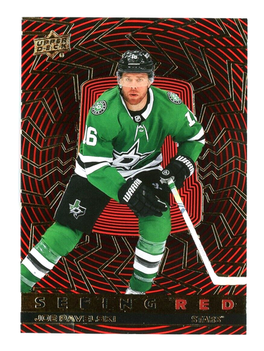 2023-24 Upper Deck Extended Series Seeing Red Gold Foil Joe Pavelski #SR-79 - 第 1/2 張圖片