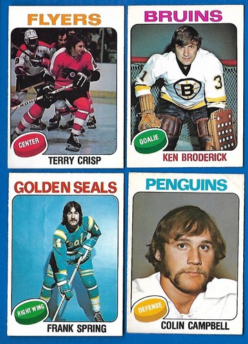 1975-76 OPC 75-76 O PEE CHEE NHL HOCKEY CARD ERROR & VARIATION 265-396 SEE LIST - Picture 172 of 311