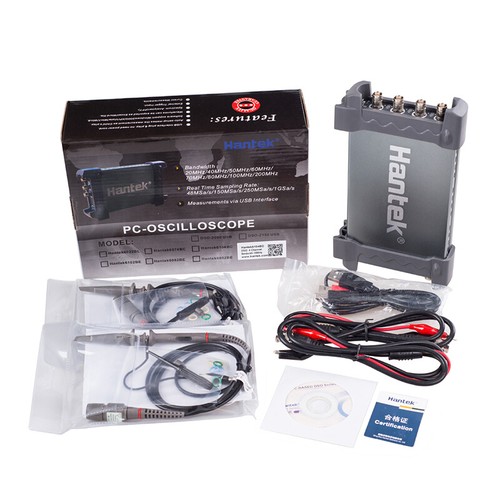 4CH 70Mhz Bandwidth Hantek PC Based USB Digital Storage Oscilloscope 6074BC - Picture 1 of 6