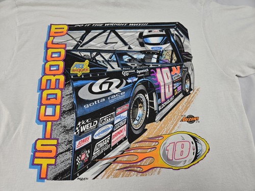 Rare 1997 Scott Bloomquist Racing T-Shirt Front And Back Single Stitch XL - Picture 14 of 19