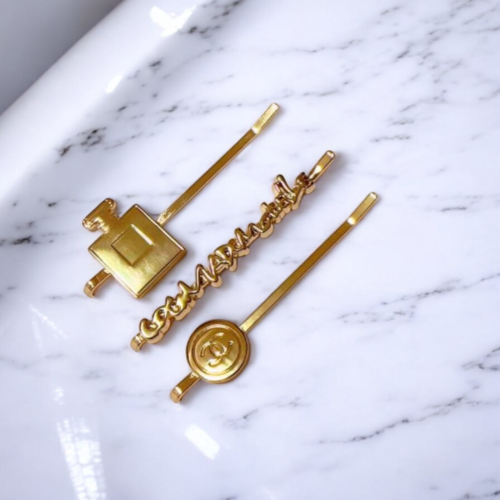 Chanel LA Collection Appunti Adesivi Quaderno e Spilla Capelli 3pz Oro COCO Mademoiselle - Foto 13 di 15