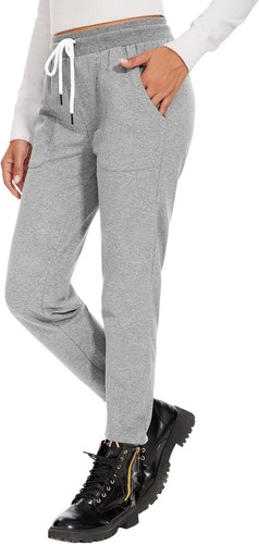 Women Sweatpants Stretch Loose Fit Joggers Drawstring Pockets Workout Gym Pants - Picture 47 of 61