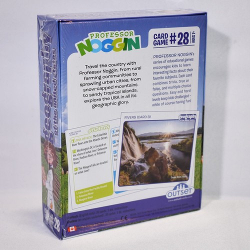 Professor Noggins Geography of the United States Card Game #28 0225!!! - Picture 2 of 3