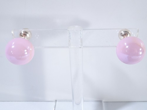 JOOMI LIM 'Vicious Love' faux pearl Sphere Two Way Stud Earrings NWOT 110 PINK - Bild 1 von 6