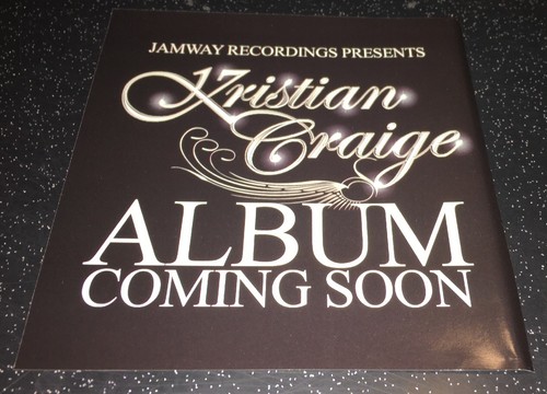Kristian Craige - Miss You CD Mega Rare OOP Dallas Texas Indie R&B 2009 Jamway - Imagen 6 de 6