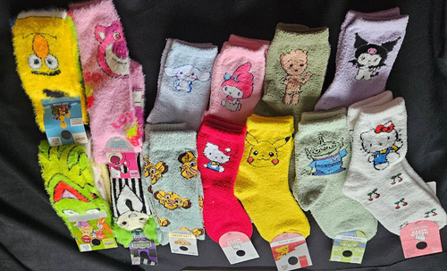 COSY SOCKS - PRIMARK - DISNEY - LADIES - GIRLS - GRIPS - ONE SIZE 4-8 UK GRINCH - 第 1/46 張圖片