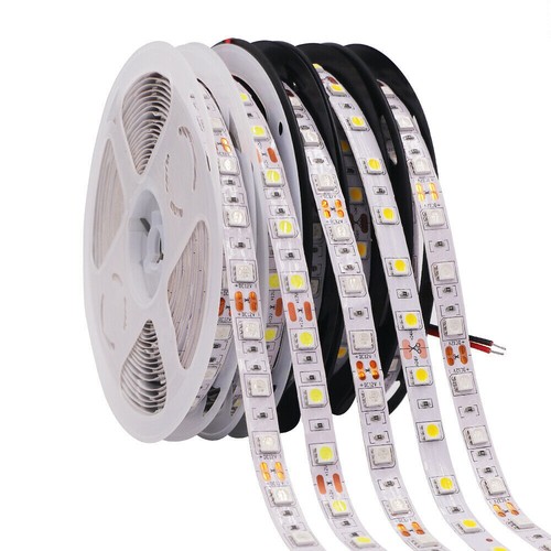LED Strip Lights 12V 5050 SMD Flexible Tape Rope TV Lighting Waterproof 1-5m UK - Picture 2 of 22