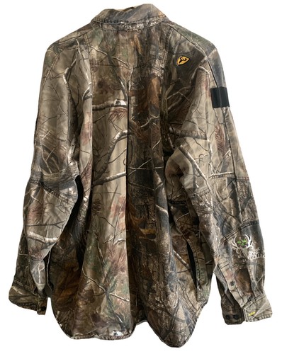 Scent Shield Hunting Shirt Mens Sz XL Button Down Long Sleeved Camouflage - Picture 2 of 3