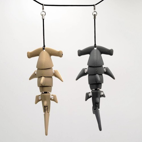 Hammerhead Shark Keychain Suitable for Christmas gifts, 3d printed gifts. - Picture 8 of 12