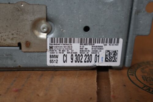 2012 2013 2014 2015 BMW 328i Navigation CD Player AM FM Sat Radio Receiver OEM - Picture 3 of 6
