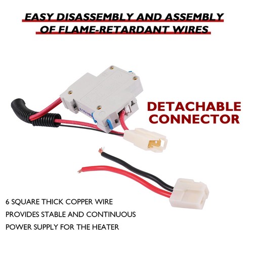 Tragbare Elektroauto Heizung 12V 500W Heizgebläse Defogger Defroster Demister - Bild 152 von 155