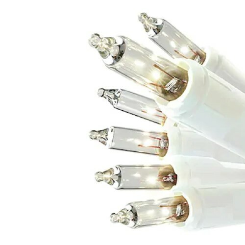 GE String-A-Long 100-Ct. Clear Incandescent Christmas String Lights WHITE WIRE - Picture 2 of 7