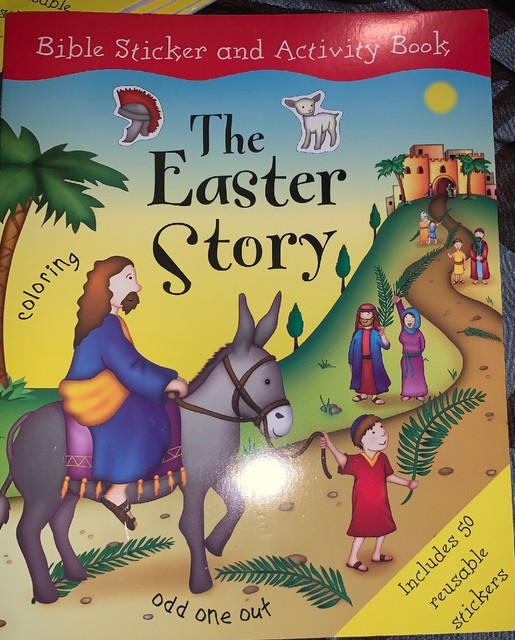 HOBBY LOBBY THE EASTER STORY BIBLE STICKER AND ACTIVITY
