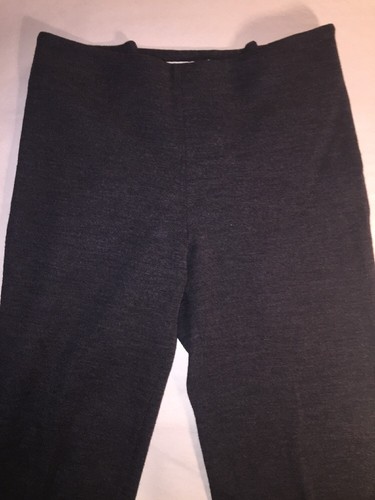 pre-loved authentic DOLCE & GABBANA size 46 gray wool side zip LEGGINGS trousers - Picture 3 of 11