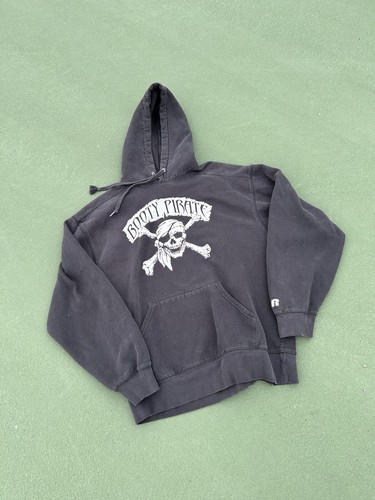 Vintage Russell Athletic “booty Pirate” Graphic Hoodie Size Large Streetwear - Picture 6 of 6