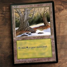 Forest 330 Land Ice Age Magic The Gathering MTG LP