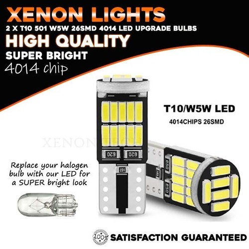 VW Transporter Side Light Led White T5 T5.1 T6 Canbus Error Free Bright Bulbs - 第 1/5 張圖片