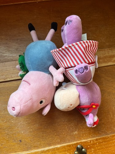 Lot of Disney Mickey Mouse Clubhouse Hilda Plush Purple Hippo & Ty Peppa Pig Hol - Picture 9 of 9