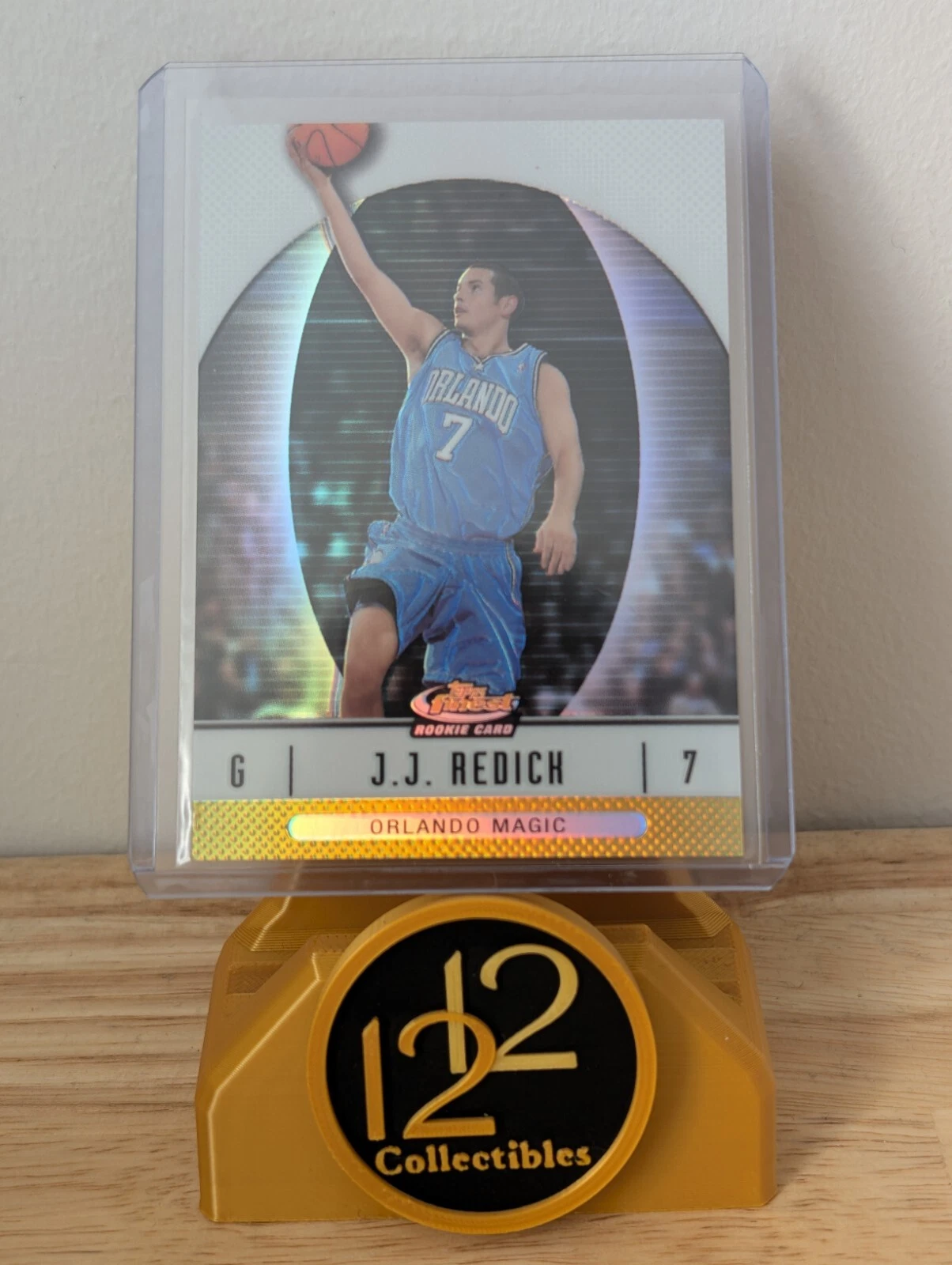 2006-07 Topps Finest RC J.J. Redick Gold Refractor #98 /50 Lakers Head Coach