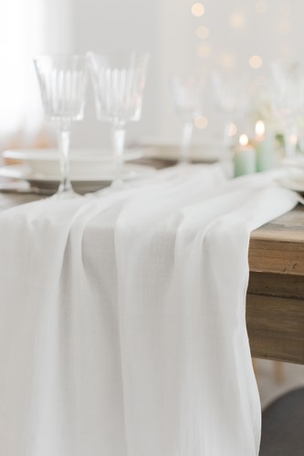 Tischläufer Musselin Dekostoff Tischband Hochzeit Taufe Geburtstag Tischdeko 5m - Bild 25 von 43