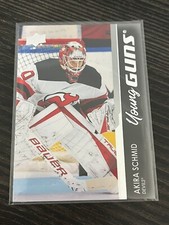 21/22 UPPER DECK AKIRA SCHMID YOUNG GUNS ROOKIE RC YG SP #716 UD