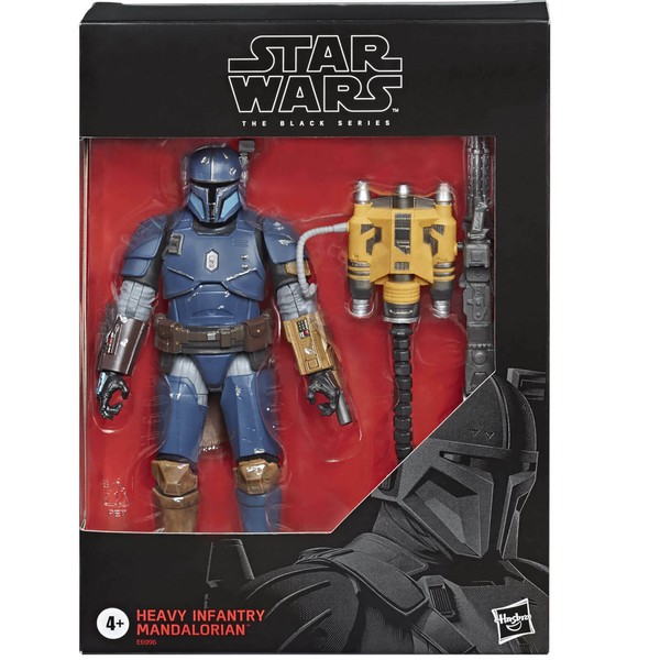"Hasbro Star Wars The Black Series 6\" Heavy Infantry Mandalorian Action Figure"-image