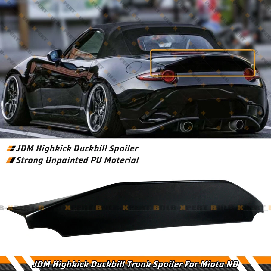 ALERÓN DE MALETERO PARA MAZDA MX5 MIATA ND RF R STYLE PU HIGH KICK DUCKBILL 2016-2022 Foto 2 de 4