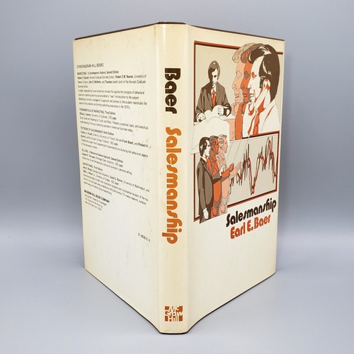 Salesmanship Earl Baer 1st Edition Vintage 1972 Business Textbook Hardcover HCDJ - Picture 3 of 18
